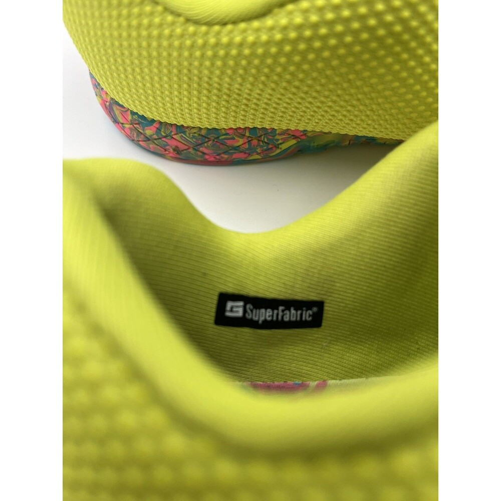 Nobull Unisex Men's 8.5 /Women's 10 Yellow Swirl Neon Glitch Trainer SuperFabric - Picture 8 of 16